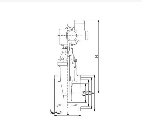 z945x-16Q DN300暗桿彈性座封法蘭電動(dòng)閘閥